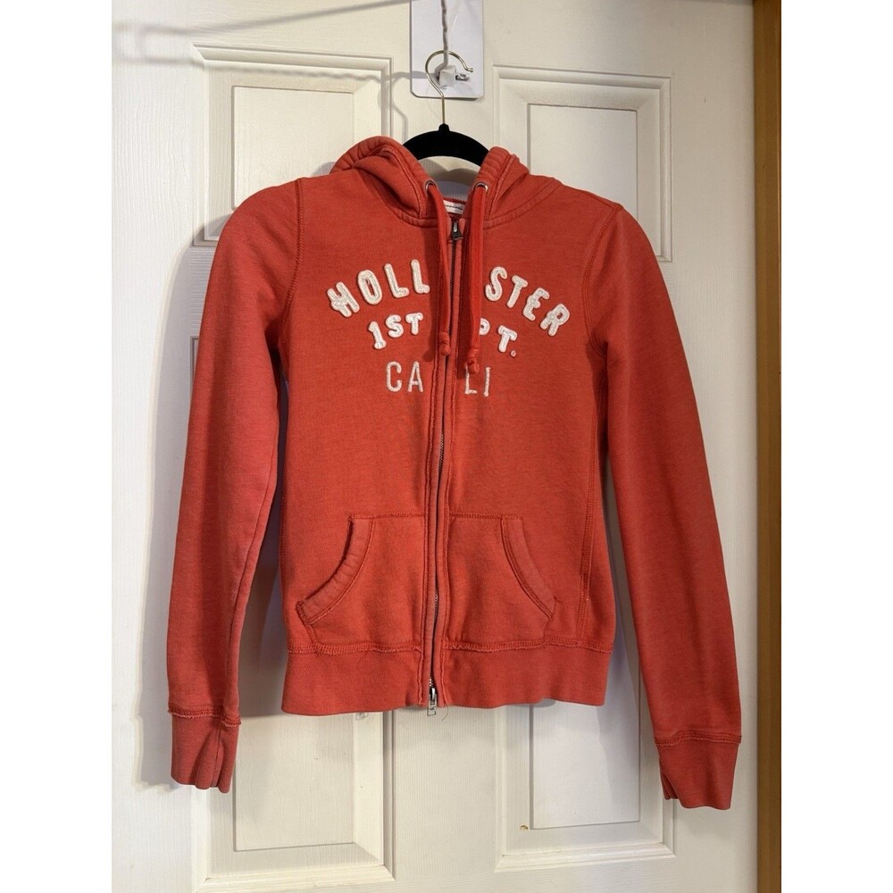 Classic Hollister California Zip-Up Sweatshirt | Soft Fleece | Small
